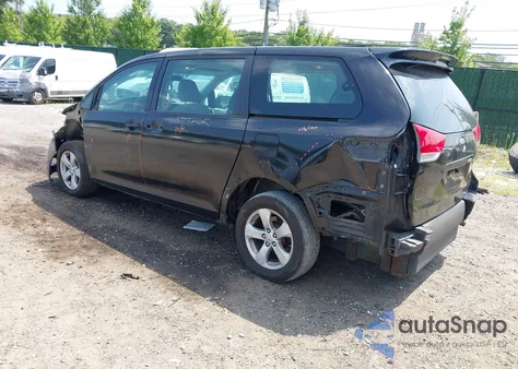 2014 Toyota Sienna L V6 7 Passenger из США, поврежденный, VIN 5TDZK3DC8ES463757